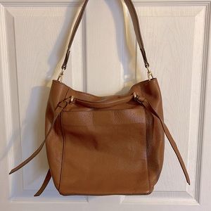 Banana Republic brown, leather tote.